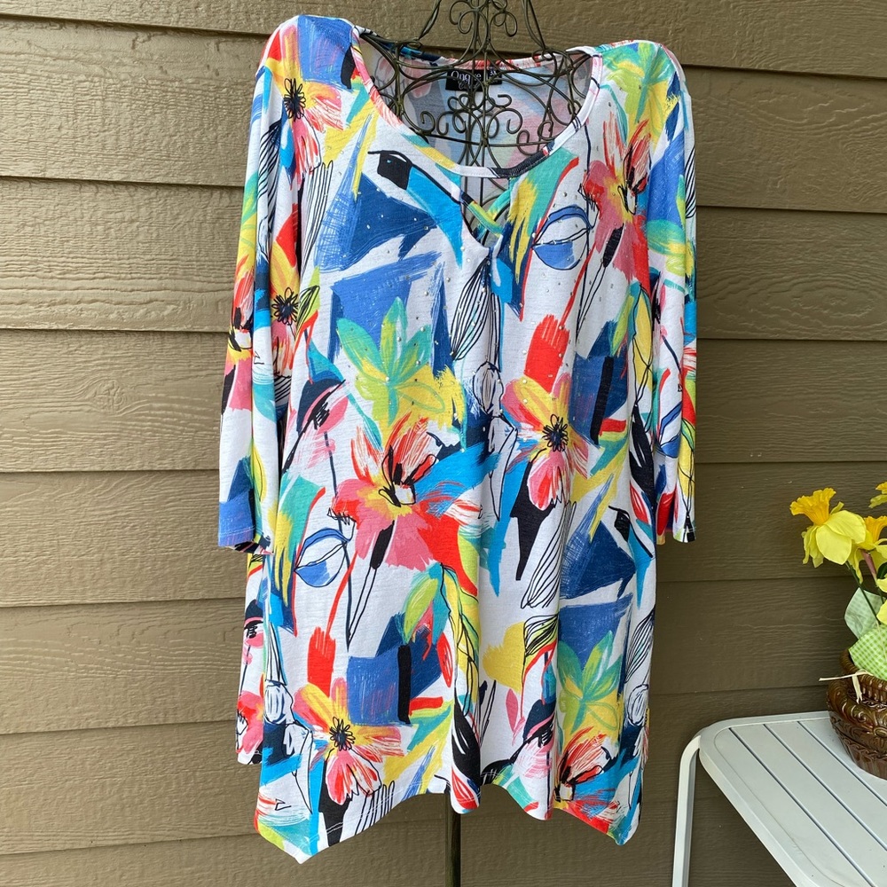 Onque Casual women's blouse, 3X